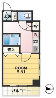 Verona錦糸町ⅡLussoの間取り画像