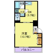 フォンテーヌ・アカシヤの間取り画像