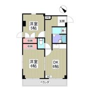 三ツ和マンションの間取り画像
