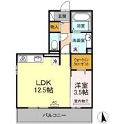 A＆M朝生田 B棟の間取り画像