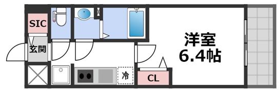 プレサンス森ノ宮 THEゲートの間取り画像