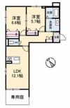 Clan古市の間取り画像
