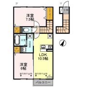 D-room利田 A棟の間取り画像