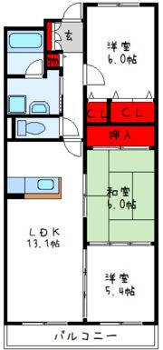 アクア深井の間取り画像