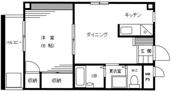 花ノ木ビルの間取り画像