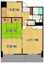 イエローマンション小倉の間取り画像