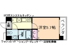 レオンコンフォート新梅田Ⅱの間取り画像