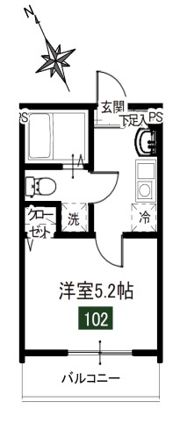 MELDIA屏風浦の間取り画像