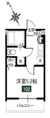 MELDIA屏風浦の間取り画像