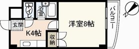 リスティア中筋の間取り画像