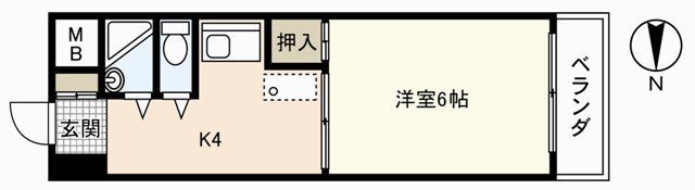 アルカサール大芝の間取り画像