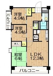 エスペランサ白子壱番館の間取り画像