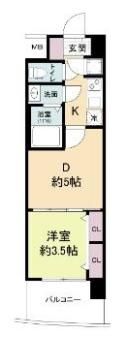 セレニテ神戸ミラクノールの間取り画像