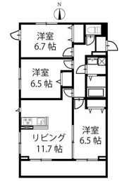 FLEX川口ⅡWESTの間取り画像