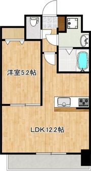 クロノス48練兵町の間取り画像