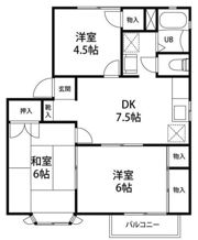 メンバーズタウンかすみの間取り画像