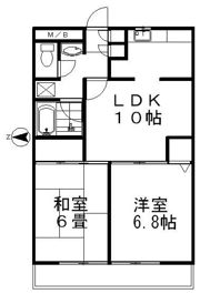 メゾン関第2の間取り画像