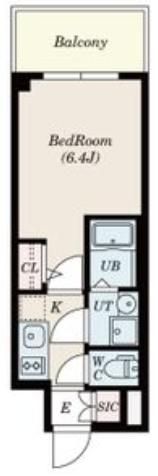 エスリードレジデンス神戸兵庫駅前の間取り画像