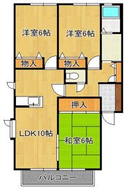 レシェンテ徳力の間取り画像