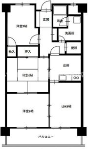 アビタシオンNYKの間取り画像