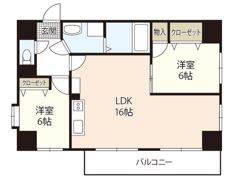 グリンビュー己斐中の間取り画像