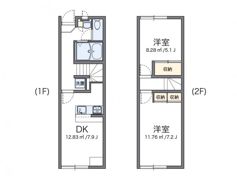 レオパレス南阪手の間取り画像