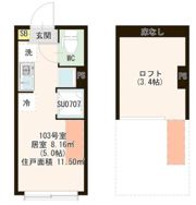 マルバ上板橋の間取り画像