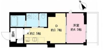 つむぎの杜 西荻みなみの間取り画像
