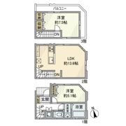 高田馬場戸建の間取り画像