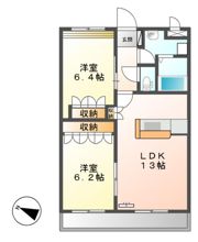 グランピュアWの間取り画像