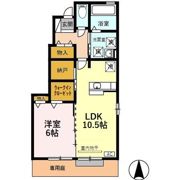 ブランズコートの間取り画像