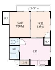 コーポ美々の間取り画像