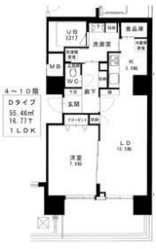 ゴサロレジデンスの間取り画像