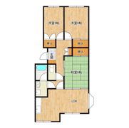 ヴィラネル牛久の間取り画像