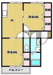 スマイルタウン原田B棟の間取り画像