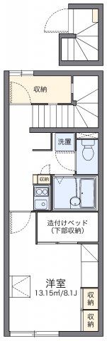 レオパレスポポラーレ 加東の間取り画像