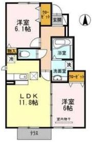 ピアチェーレ B棟の間取り画像