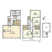 大久保戸建の間取り画像