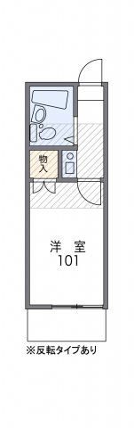 レオパレス東戸塚ヒルズの間取り画像