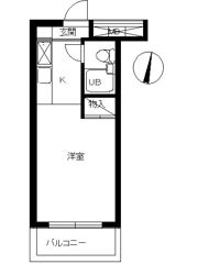 スカイコート宮崎台第2の間取り画像