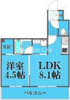 リガーレ府中本町の間取り画像