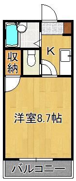 クローバー藤原の間取り画像