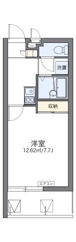 レオパレスヘリテージ新都心の間取り画像