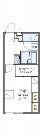 レオパレス釜平の間取り画像