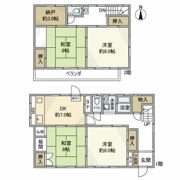 沼間戸建の間取り画像