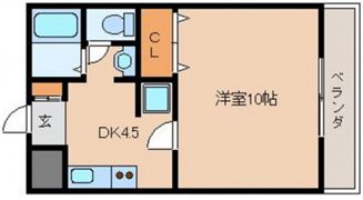 フリックコートSYОの間取り画像