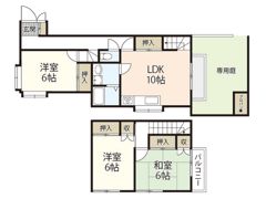 瀬戸ハイム貸家の間取り画像