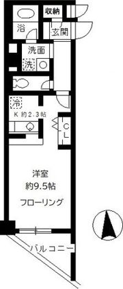 エルカスティージョ ムサシの間取り画像