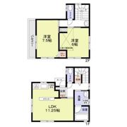 磯子区滝頭2丁目貸家1号棟の間取り画像