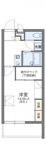 レオパレスMs SKY 寺方錦の間取り画像
